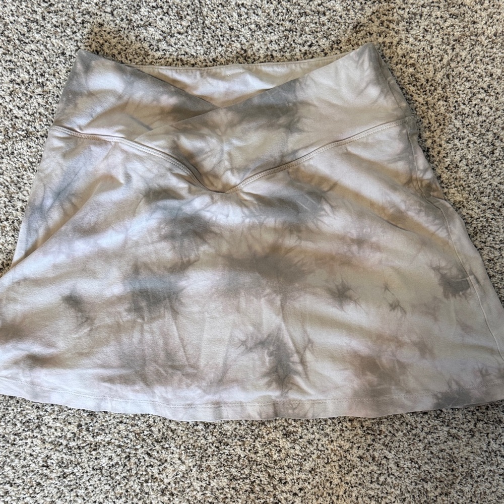 PINK Victoria's Secret Taupe Tie-Dye Skort